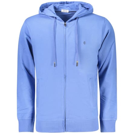 Coveri Bewegende Blauwe Katoenen Heren Sweatshirt