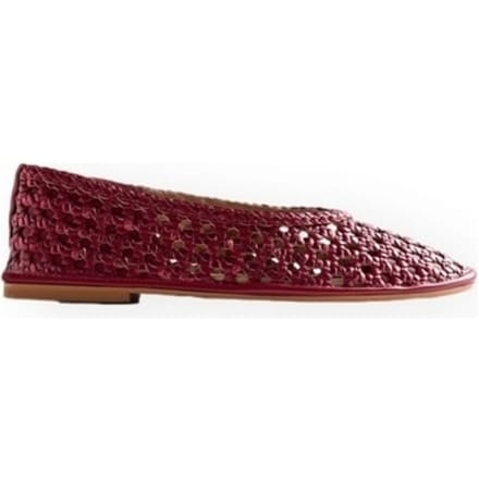Ballerina's Gioseppo Embeya Shoes - Burgundy
