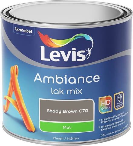 Levis - Ambiance Lak Mat Mix - Shady Brown C70 - Mengverf - 0,5 L