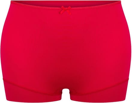 RJ Pure Color Dames Short Extra Hoog Donkerrood 4XL