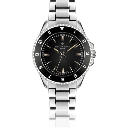 Zilveren horloge Philipp Blanc Avenches