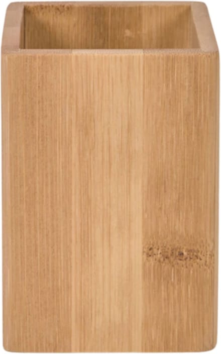 tandenborstel beker bamboe badkamer accessoires tandenborstelhouder