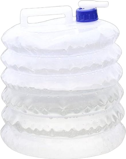 Nixnix® - Camping Jerrycan Wit 15L - Water zak - Opvouwbare Emmer