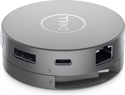 Dell 7-in-1 USB-C multiport-adapter - DA310 - USB-C 90w - RJ45 - HDMI - VGA - DisplayPort - USB-hub
