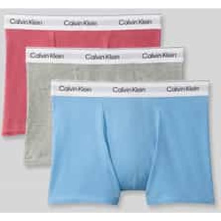 regular fit trunks van katoenmix in set van 3