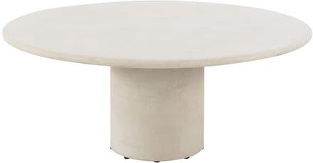 Hampton low dining tuintafel rond mortex beige 160xH69 cm 4 Seasons Outdoor