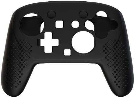 2 stuks Geschikt voor silicone Protective Case for Nintendo Switch 2 Pro Controller - Non-slip Grip Cover with Back Button Cover, Thumb Grips, 3D Studded Edition，zwart