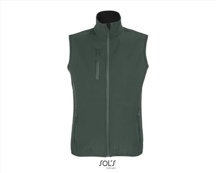 SOL'S Women´s Falcon Zipped Softshell Bodywarmer L03826 - Forest Green - M