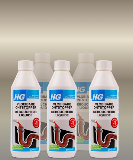 HG vloeibare ontstopper- 3 stuks