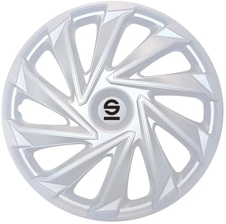 Sparco Wieldoppen Varese 14 inch Zilver - 4 stuks