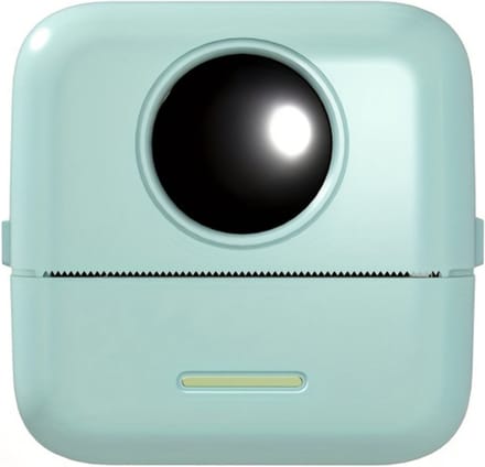 Livano Mini Printer - Pocket Printer - Mobiele Fotoprinter - Voor Mobiel - Draadloos - Groen
