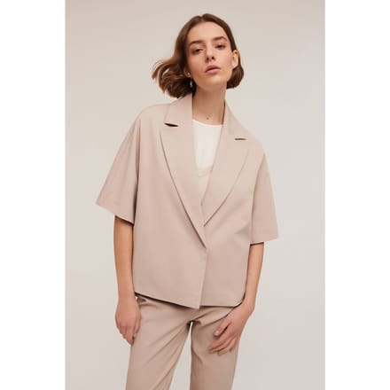 Motivi Tailored Pea Coat Beige Taglia: 38 | Blazers Outlet | Donna | Marrone