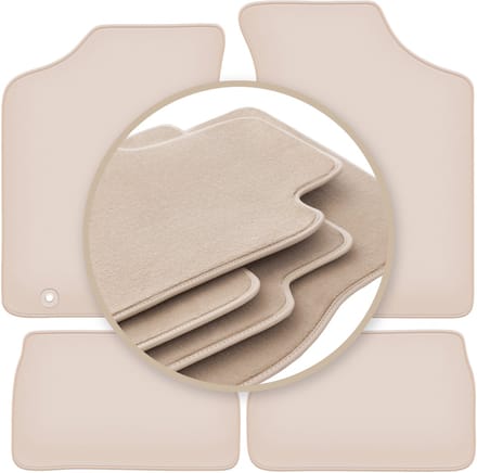 PREMIUM beige matten voor: Peugeot 106 hatchback 1991-2003