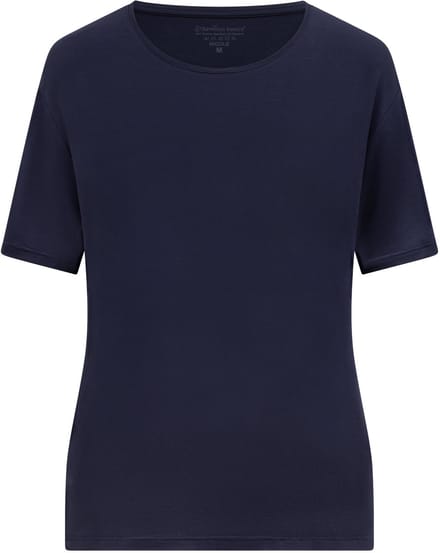 Comfortabel & Zijdezacht Bamboo Basics Pyjama set korte mouw Nicole - Navy - S
