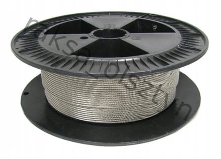 RVS Staalkabel 1x19 4mm - Hoge Sterkte voor Zeilen