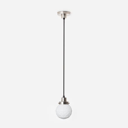 Hanglamp aan snoer Arcade 20's Matnikkel - Art Deco Trade