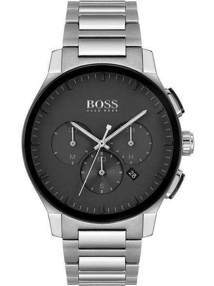 Hugo Boss Peak Chrono - Horloge - Chronograaf - Edelstaal - Zilverkleurig