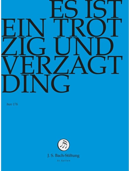 Chor & Orchester Der J.S. Bach-Stiftung, Rudolf Lutz - J.S. Bach: Es Ist Ein Trotzig Und Verzag (DVD)