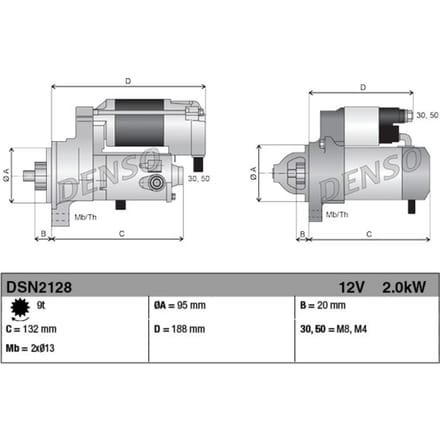 Starter DENSO DSN2128