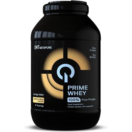 Eiwitmix 100% isolaat en geconcentreerd wei Cookies & Cream QNT Prime Whey 2 kg
