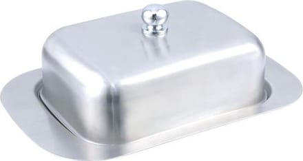 King15hoff 1209 - Botervloot met deksel - RVS - Foodsafe - Past een groot stuk boter in.