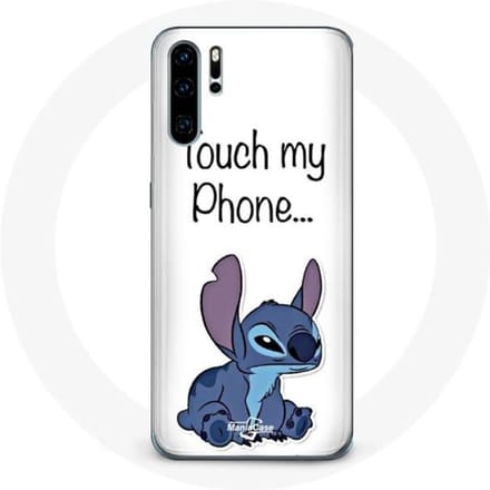 Coque - MANIACASE - Huawei P30 - Lilo et Stitch - Souple - Protection - Mignon blanc