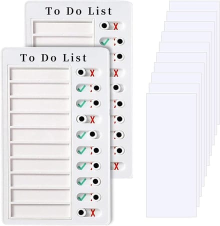 Draagbare Takenlijst Checklist Bord met Herbruikbare Vellen voor Dagelijkse Planning