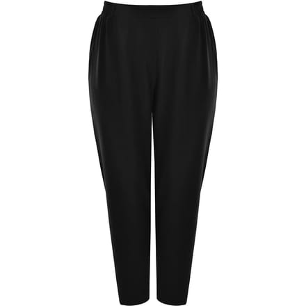 Dames fuselftaille broek van crêpe Mat Fashion