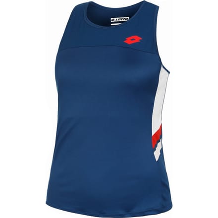 Lotto Squadra III Tanktop Dames-Blauw,Rood