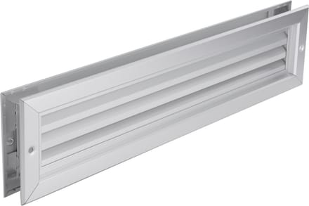 Starx deur rooster - 470 x 121 mm - geanodiseerd aluminium F1