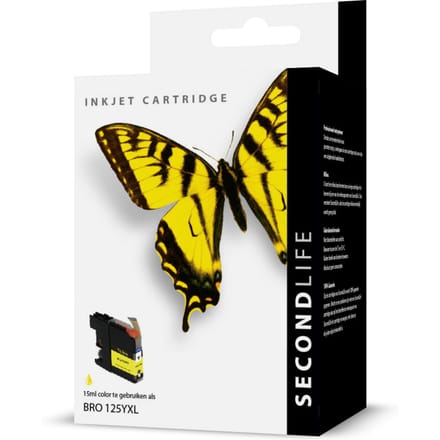 SecondLife - Brother LC 125 Yellow XL