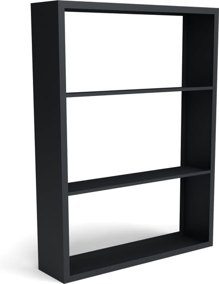 Beltza zwarte houtopslag onderverdeling 3 vakken 1500x385x2000 mm