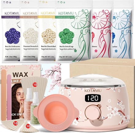 Waxverwarmer Set - Ontharingsapparaat - Thuis Harsen - Digitale Temperatuurregeling - 600g Inclusief