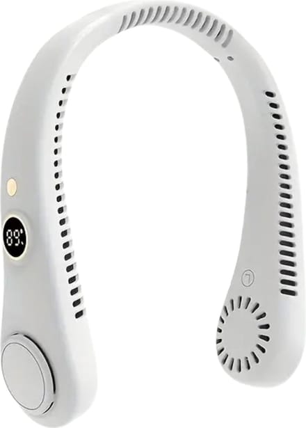 Nivard Nekventilator - Draagbare Gezichtsventilator - Neck Fan - Met Koeling - Hals - Hoofd - Wit - Ventilator