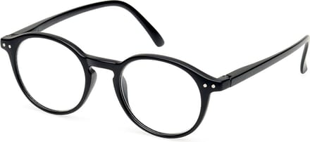 Spectrum Leesbril Zwart Rond 1.00