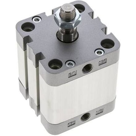ISO 21287 Compacte Dubbelwerkende Cilinder 50-30mm - Magnetisch - Mannelijke Stang
