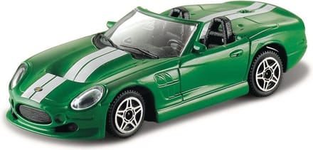 Bburago Shelby SERIES ONE groen/wit schaalmodel 1:43