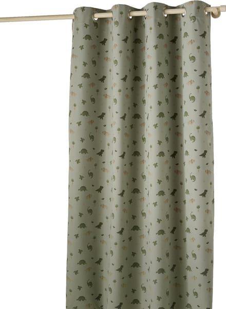 Vertbaudet Verduisterend gordijn met ringen en lichtgevende dinosaurussen Minisaurus