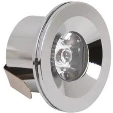 Mini LED inbouwspot 1W (8W) 4200K chroom zilver