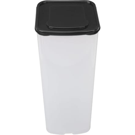 Boîte de rangement pour pain - Grande capacité - Étanche - Pour la maison L noir