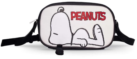 Peanuts - Laid Down Crossbody tas - Wit/Zwart