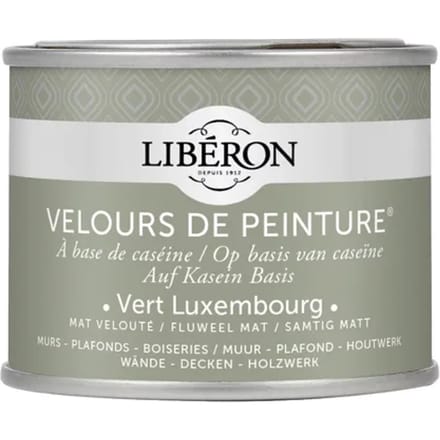 Liberon Velours De Peinture Muurverf - Mat - Vert Luxembourg - 0,125l