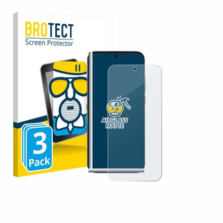 BROTECT - Screenprotector voor realme GT 8 Pro - Folie Beschermfolie Beschermglas matte 3 Stuks