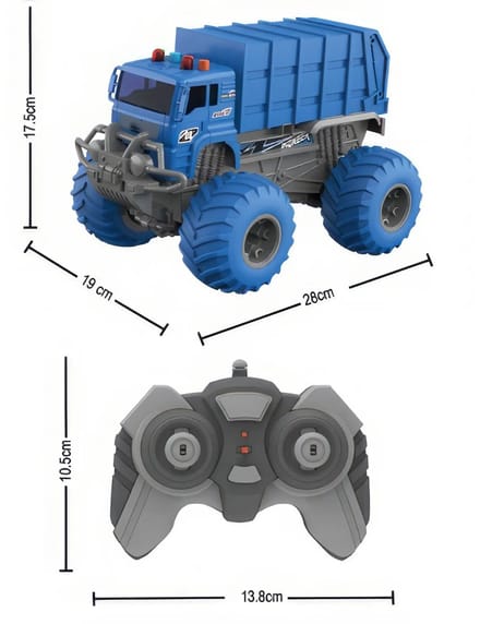 CRAZON R/C Telegeleide vrachtwagen licht en geluid 2.4GHz