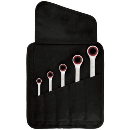 Bosch 5-delig Ringsteeksleutelset met ratel in etui - Professional - 1600A02Z3D