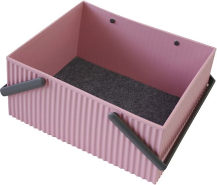 Hachiman opbergbox Omnioffre L, kunststof, polyester, rosé, 228752