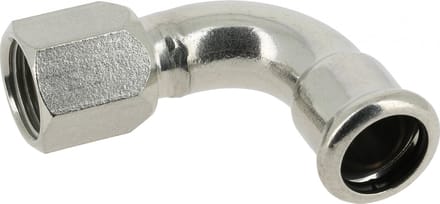 BONFIX bocht 90° 18 mm 1/2 inch M-Press RVS