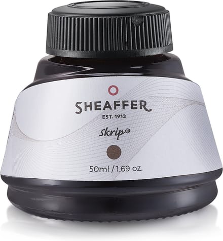 Sheaffer inktpotje - inhoud 50ml - bruin