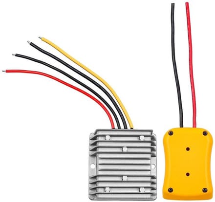 Allecto - Batterijadapter - 20 V naar 12 V omvormer - Ideaal voor