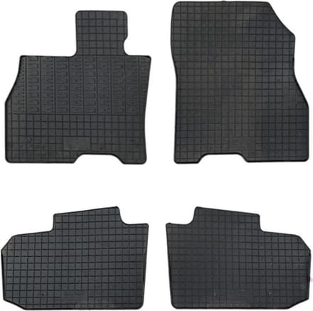Rubber matten passend voor Nissan Leaf (ZE0) 2010-2017 (4-delig + montagesysteem)